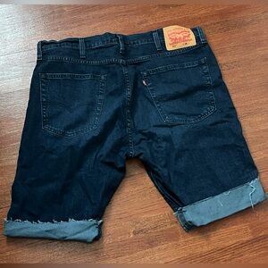 Levi's Dark Blue Denim Shorts